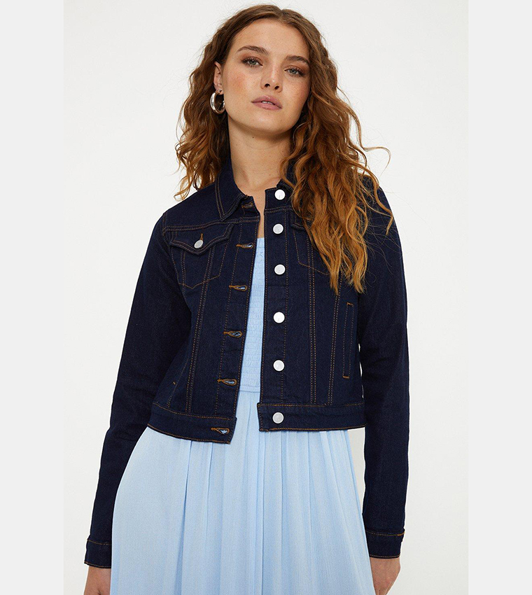 Oasis blue nancy denim jacket hotsell