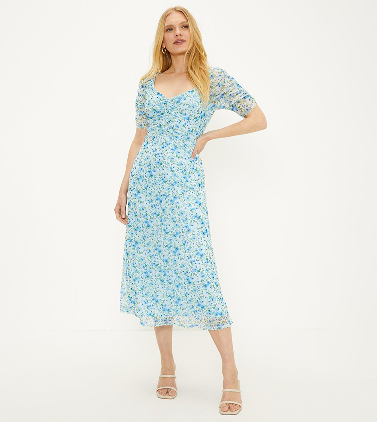 Oasis ditsy shop tea dress