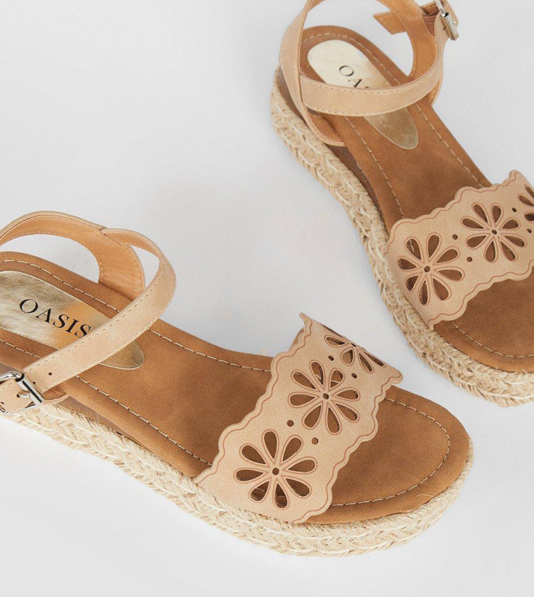 Oasis flatform espadrille deals