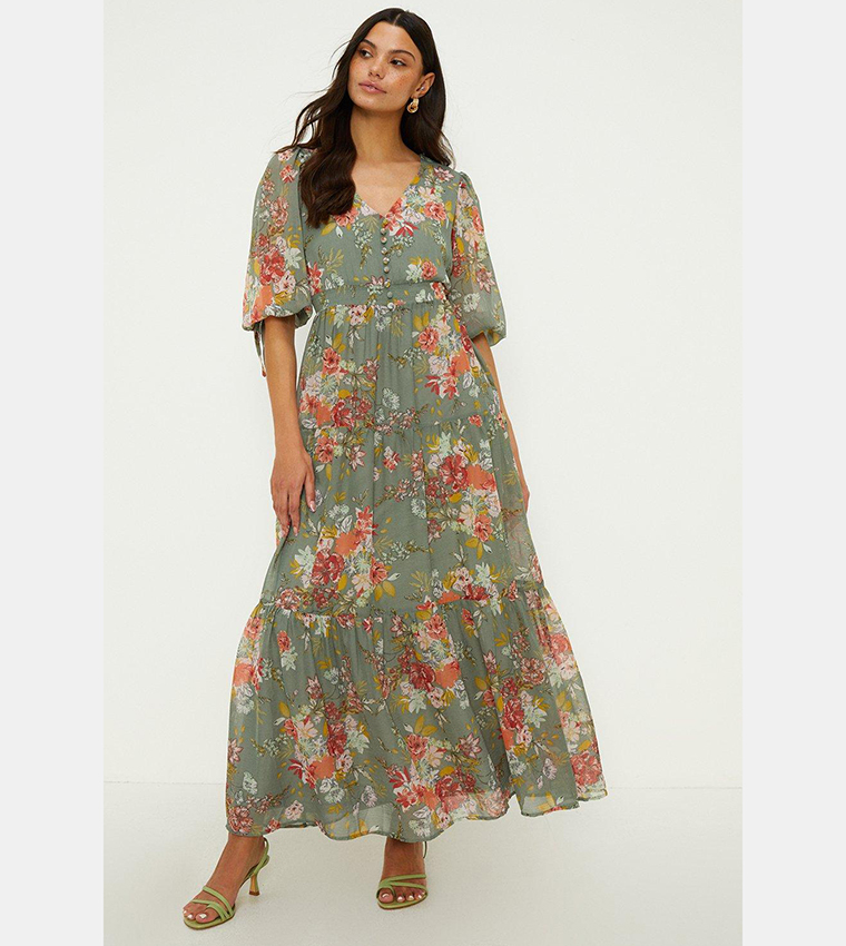 Oasis hotsell chiffon dress