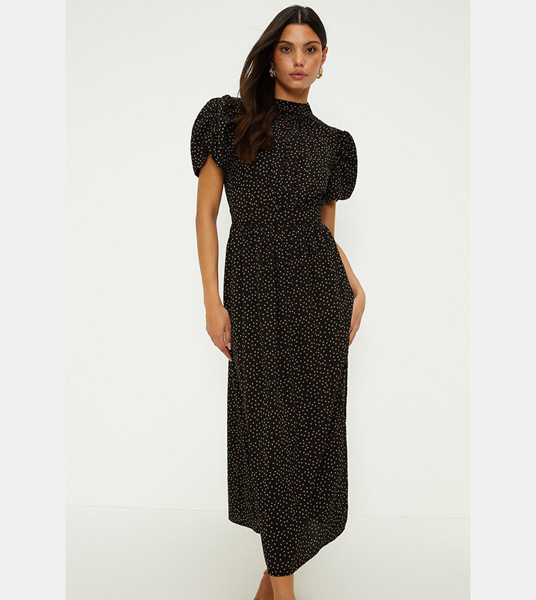 quiz polka dot skater dress