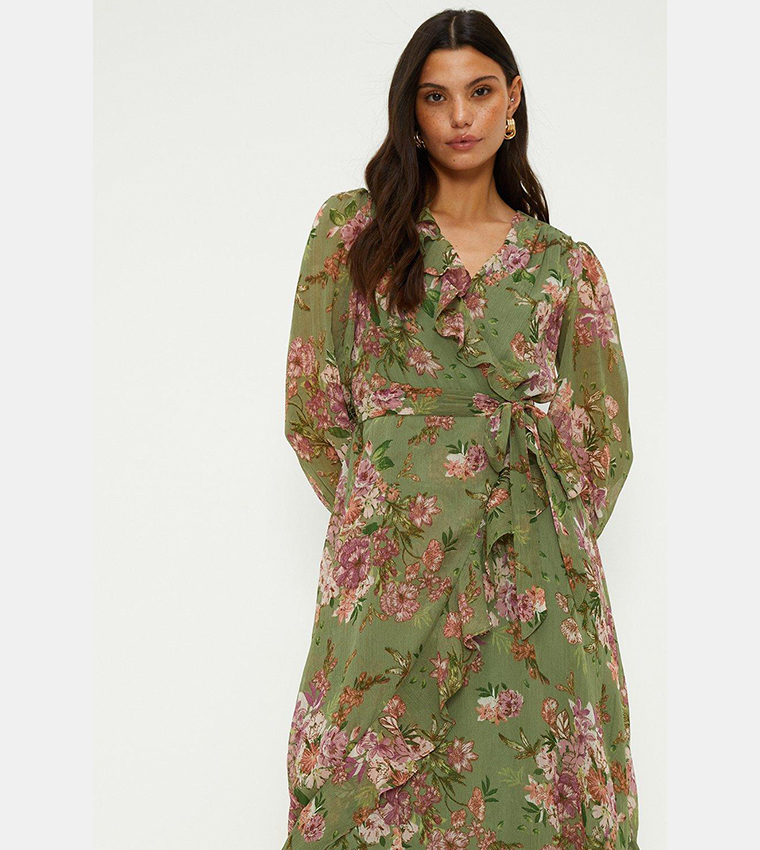 Oasis millie outlet wrap dress