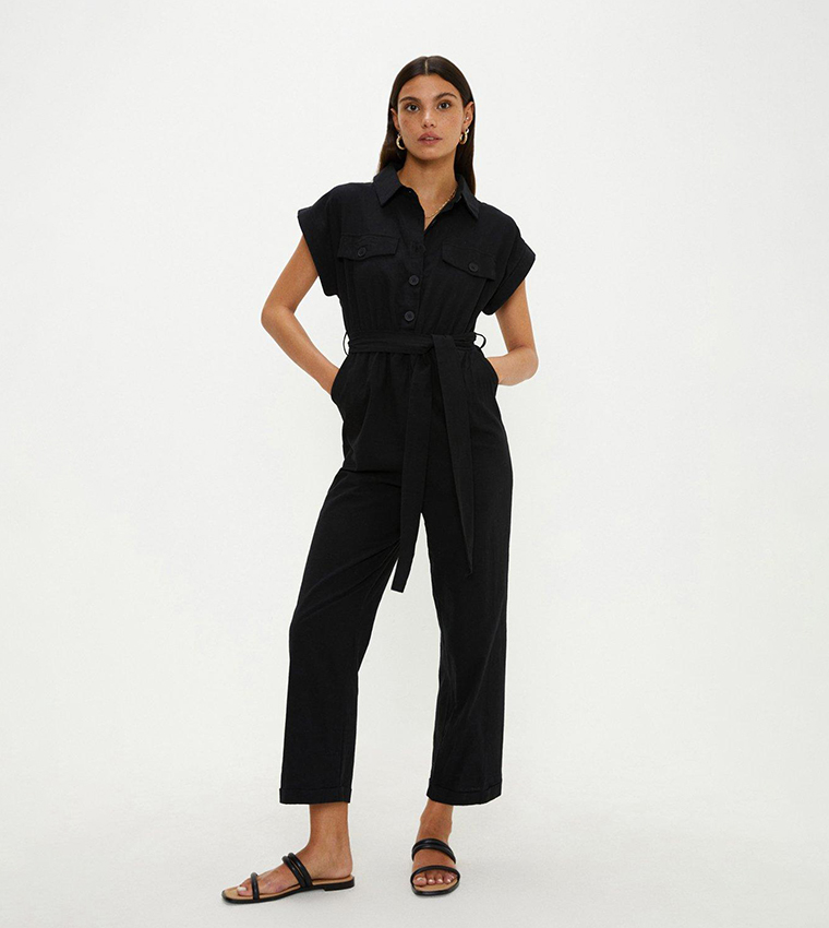 Twill D Ring Utility Jumpsuit