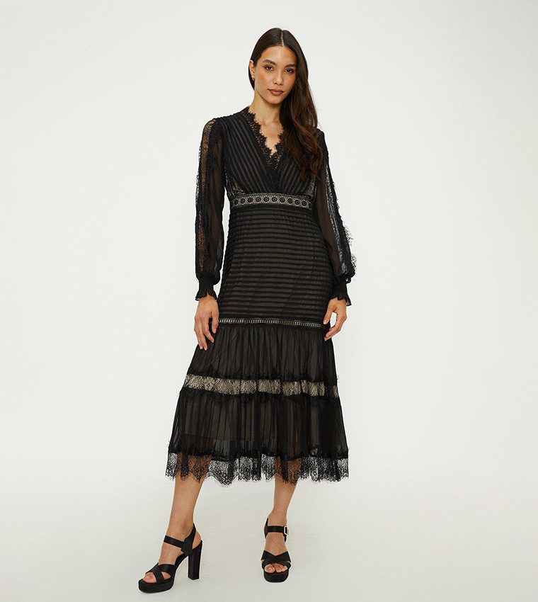 Oasis lace 2024 midi dress