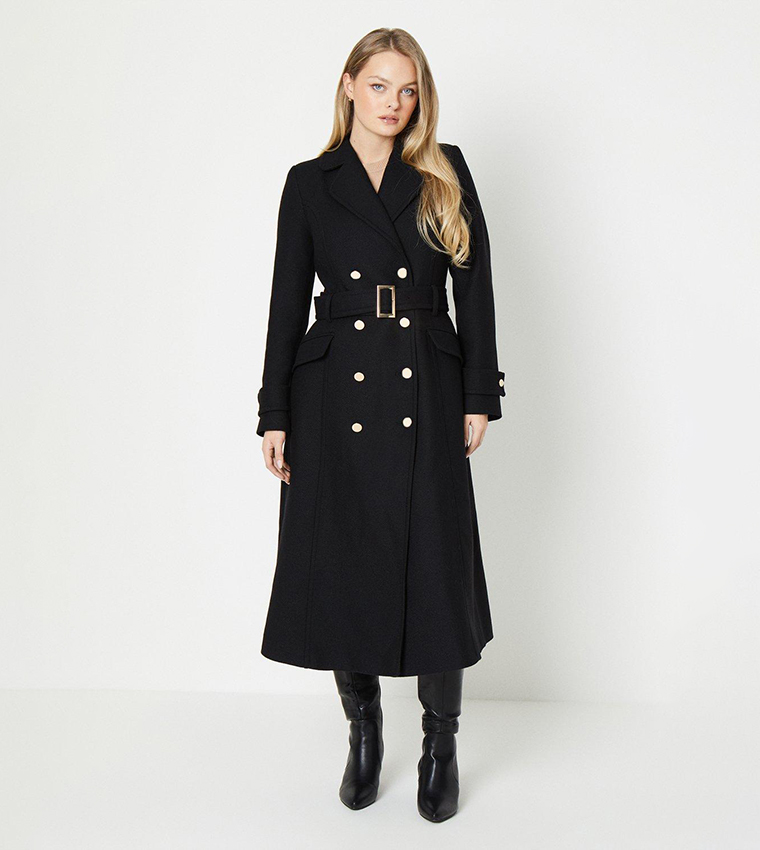 Premium Italian Wool Mix Trench Coat