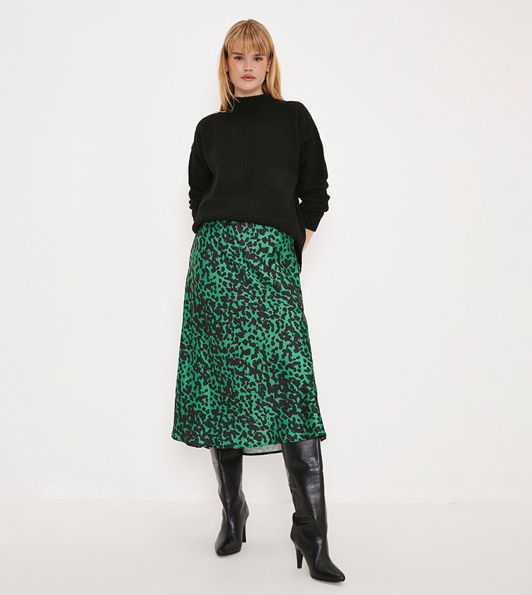 Oasis leopard print midi skirt clearance animal