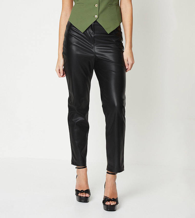 Oasis faux leather clearance leggings