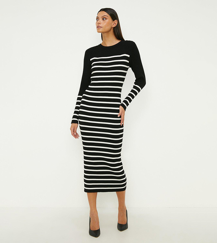 Oasis button through best sale midi dress