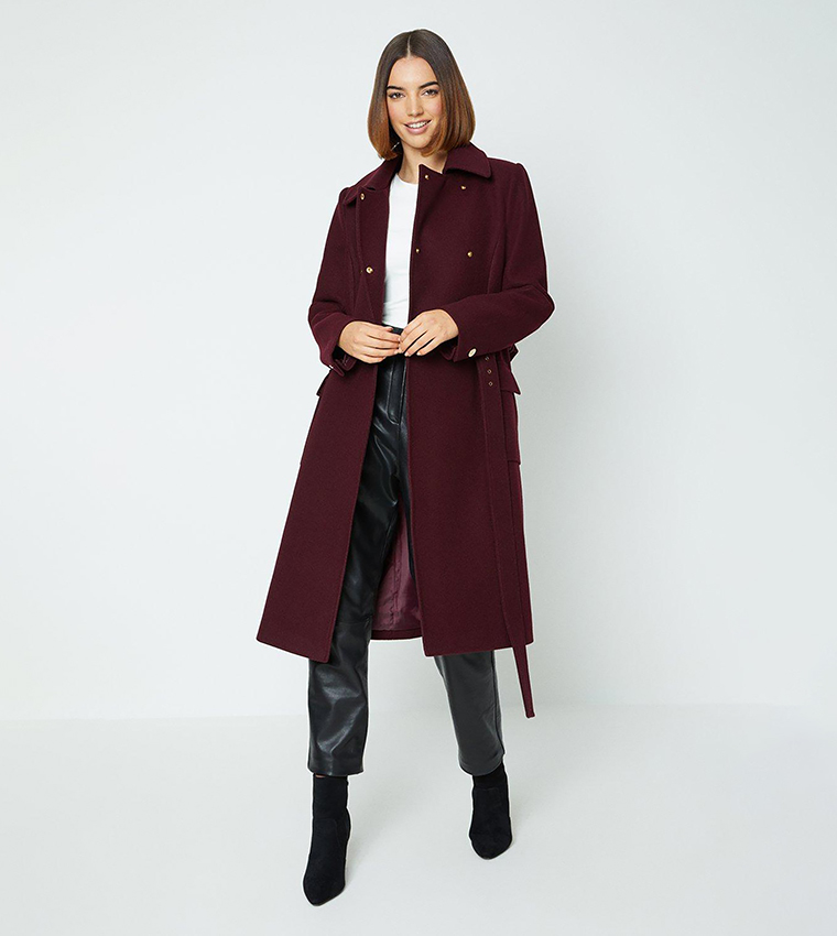 Oasis burgundy coat best sale