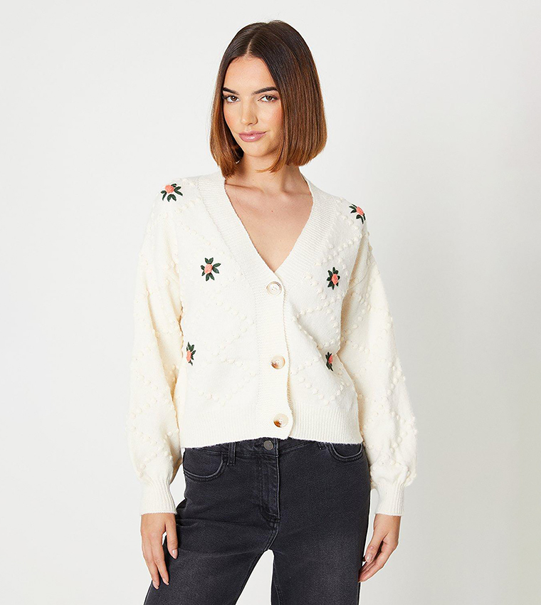 Oasis 2025 white cardigan