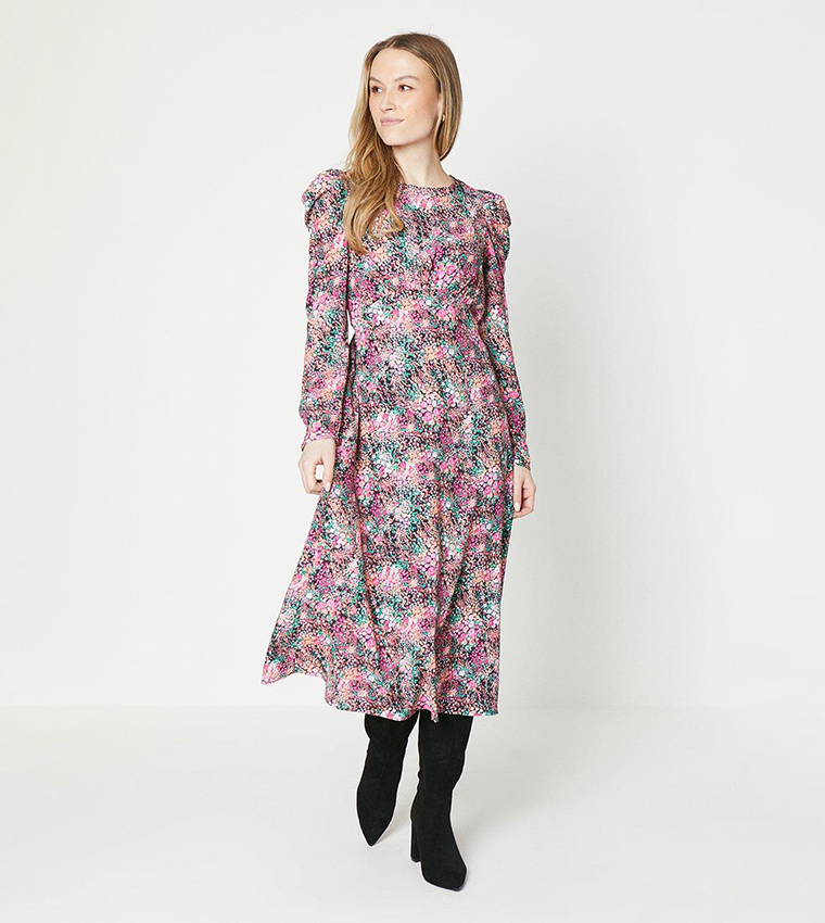 Oasis ditsy cheap midi dress