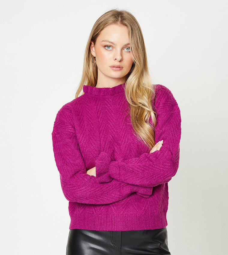 Oasis frill shoulder jumper best sale