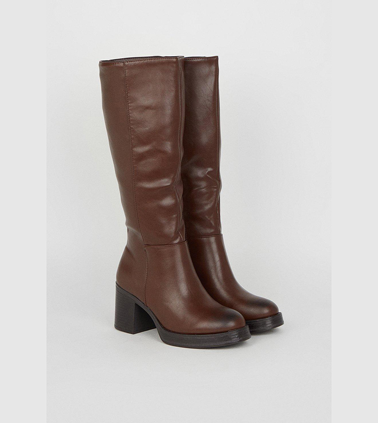 Platform Knee High Boots