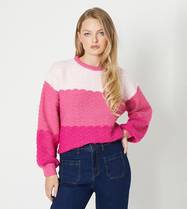 Oasis pink shop jumper