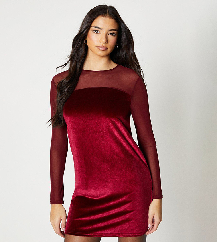 Oasis velvet dress hotsell