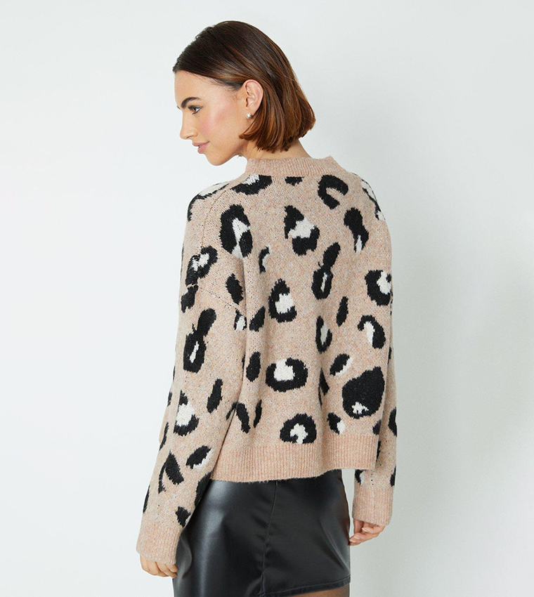 Oasis 2025 leopard jumper