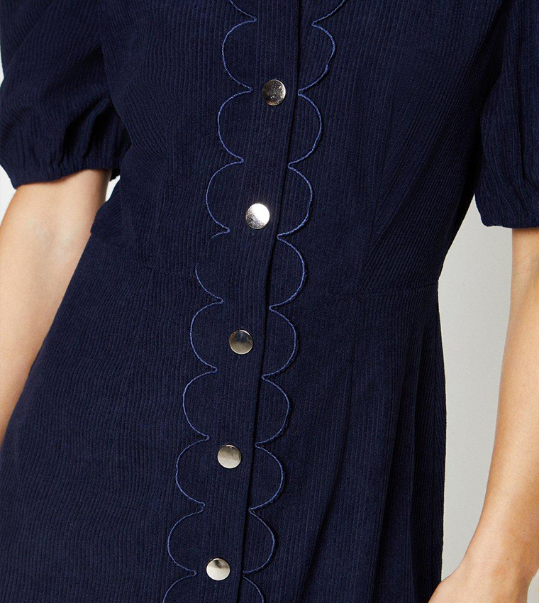 Oasis navy cord clearance dress