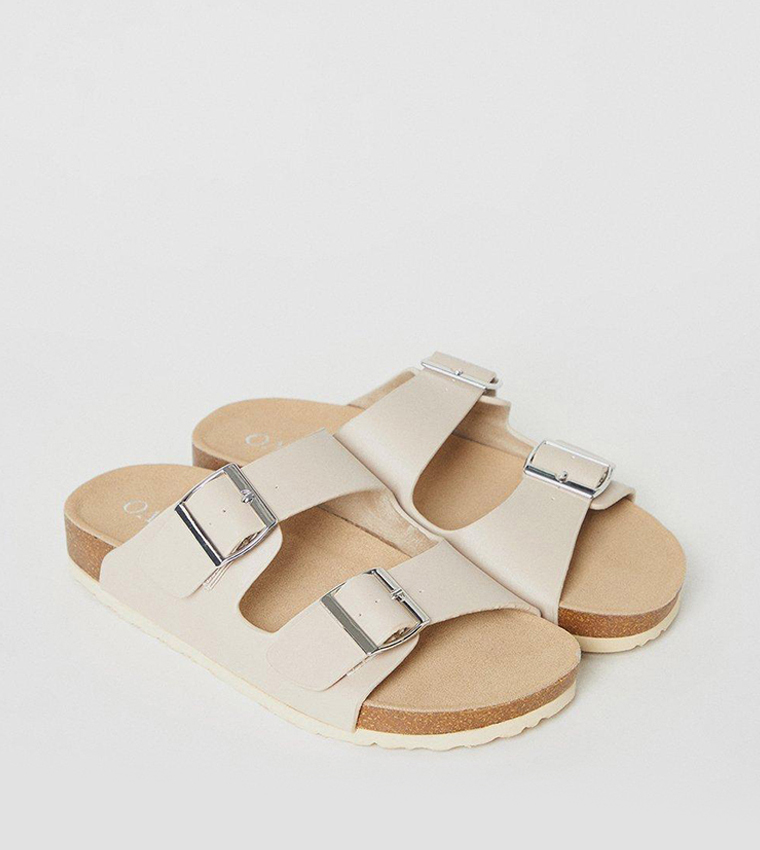 Double Buckle Strap Sandals