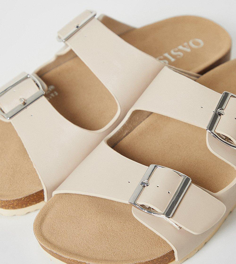 Double Buckle Strap Sandals