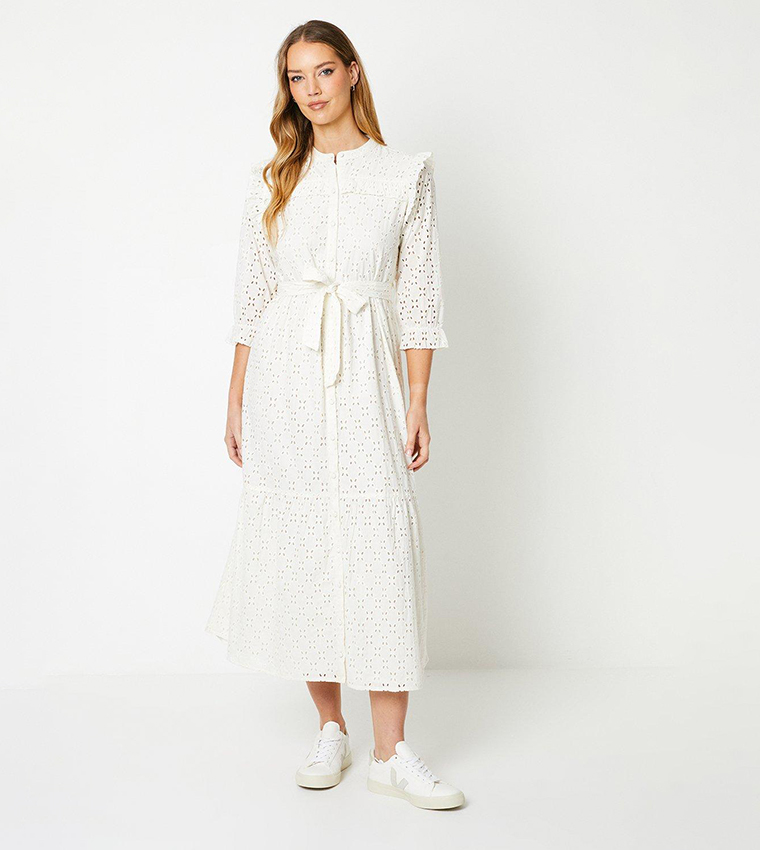 oasis button through midi dress Berry Oasis Velvet Lace Trim Button Through Midi Dress