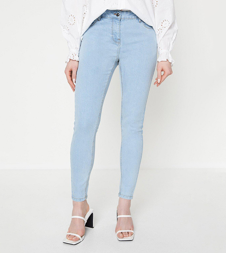 Jade Mid Rise Skinny Fit Jeans
