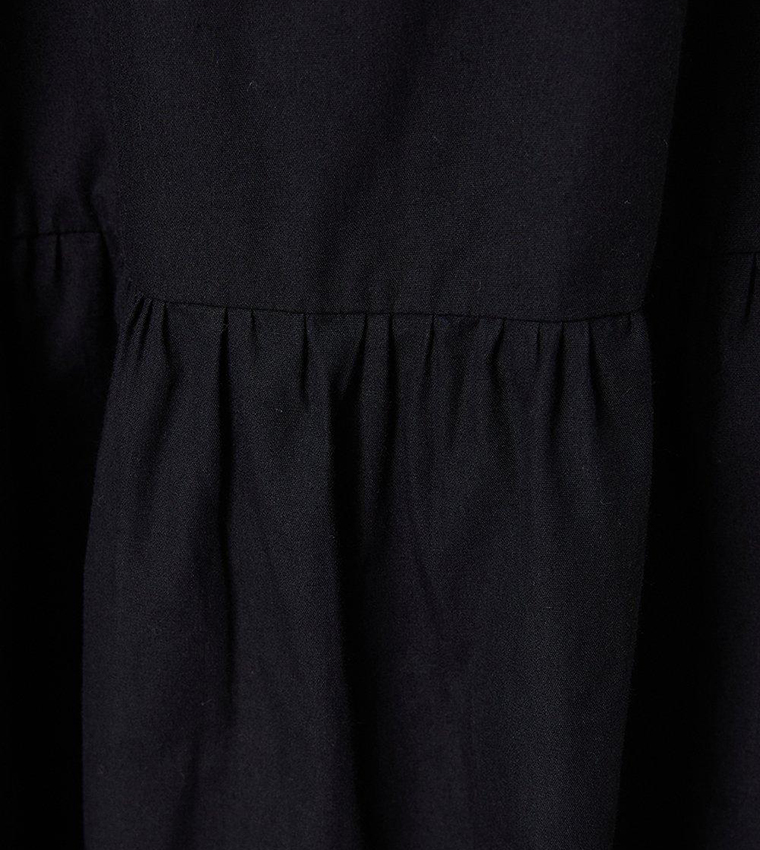 تنورة ميدي بخصر مطاطي 