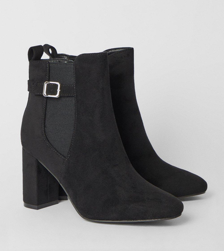 oasis black suede ankle boots