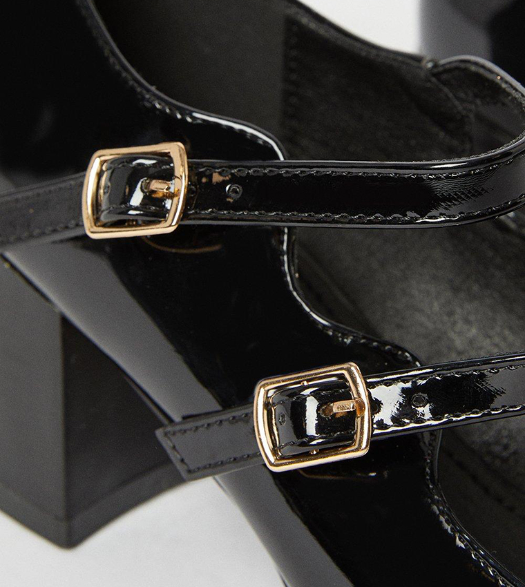 Valerie Square Toe Double Strap Mary Jane Pumps