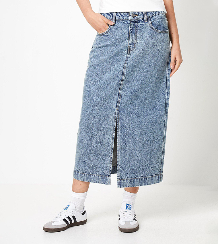 Evie midi denim skirt outlet