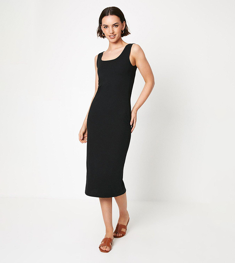 jersey style dresses Iris Jersey Midi Dress Kalalanta Jacobean Navy L