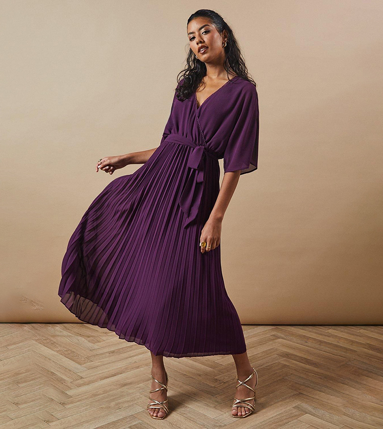 open lace back dress Kimono Party Dress main image 0