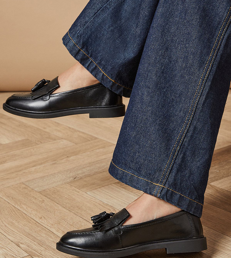 Leather Brighton Tassel Loafers