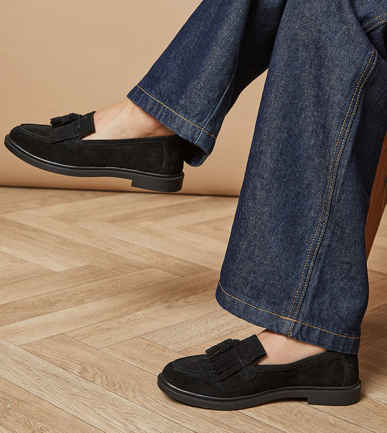 Leather Brighton Tassel Loafers