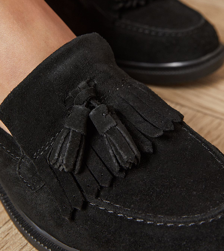 Leather Brighton Tassel Loafers
