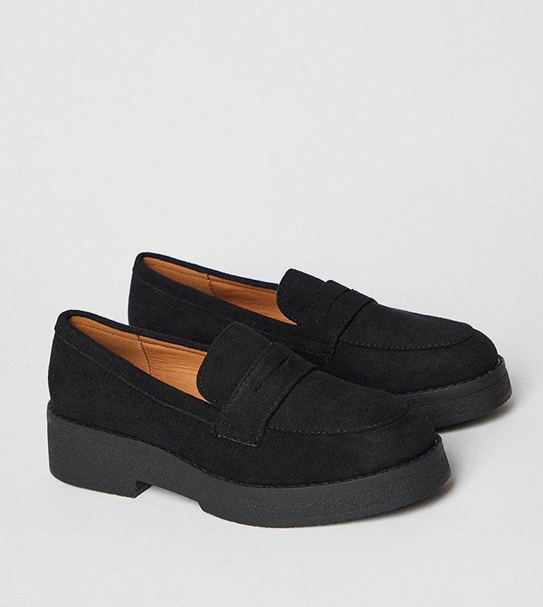 Buttercup Faux Suede Penny Loafers