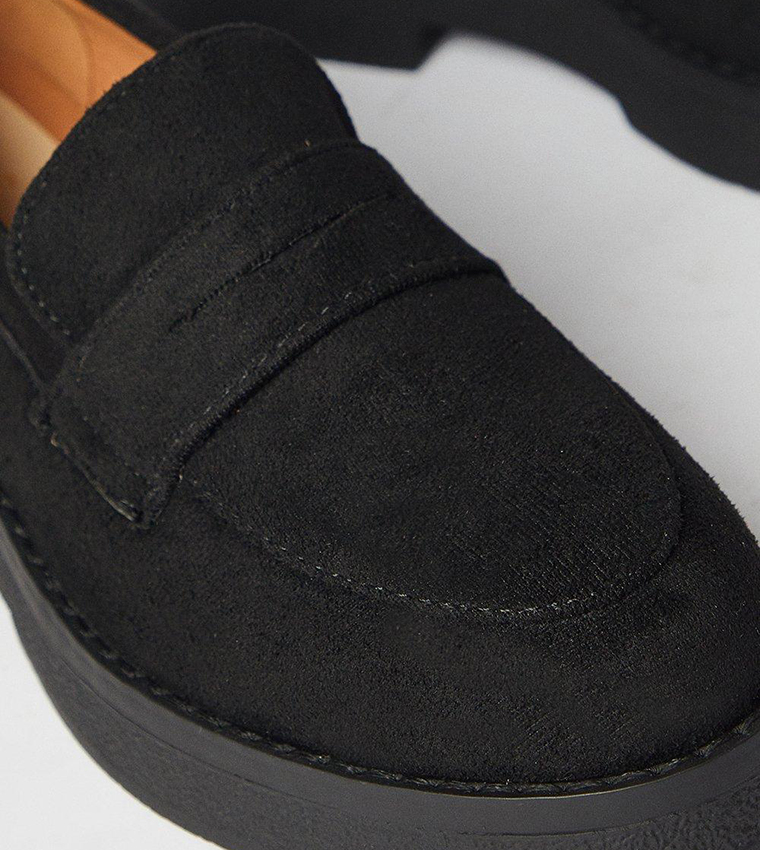 Buttercup Faux Suede Penny Loafers