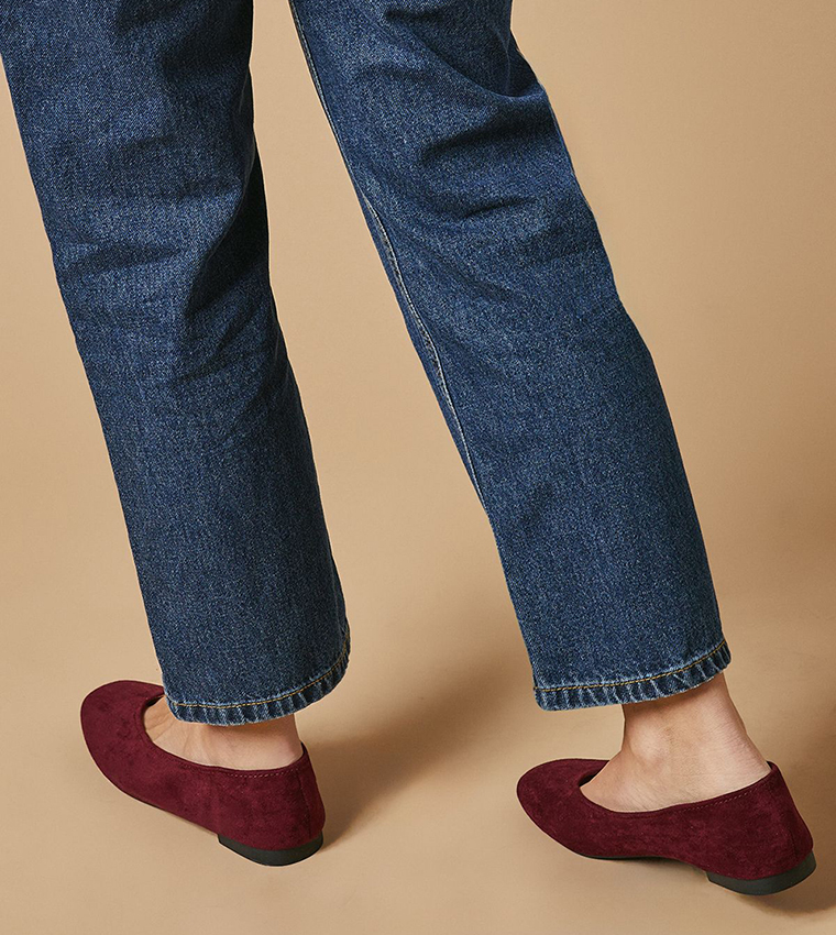 Bonnie Soft Square Toe High Vamp Ballerinas