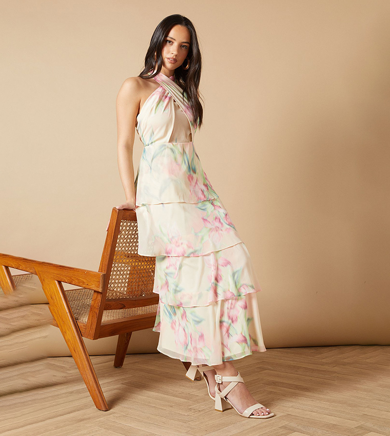 Millie Covered Buckle Block Heeled Sandals