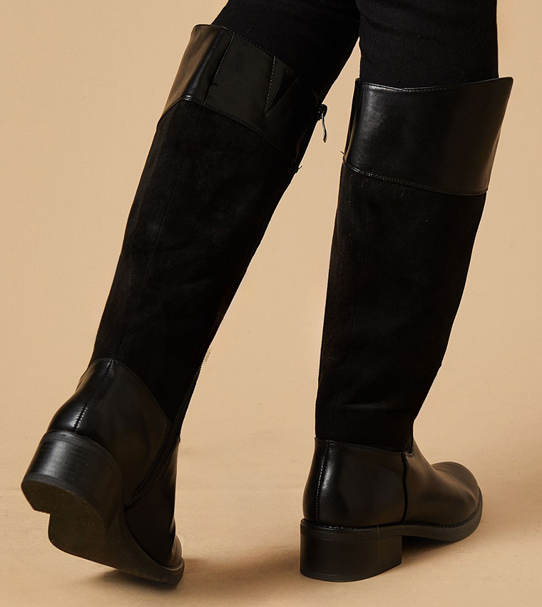 Keziah Heel Riding Knee High Boots