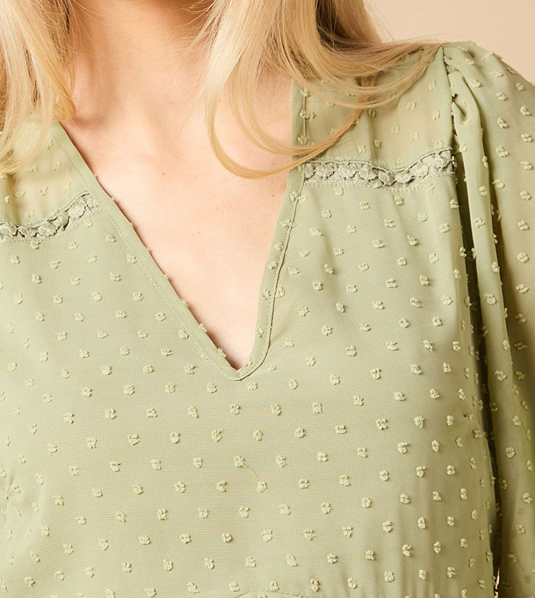 green emerald velvet dress Haven Women's Clothing