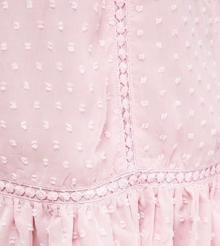 Petite Trim Insert Detail Mini Dress