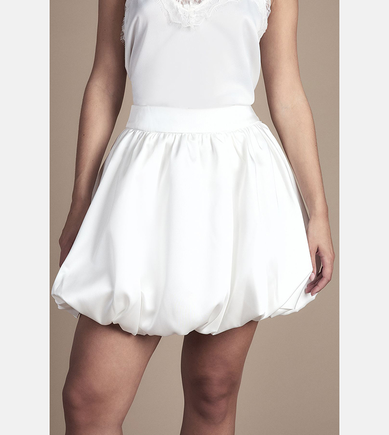 Puffball Mini Skirt