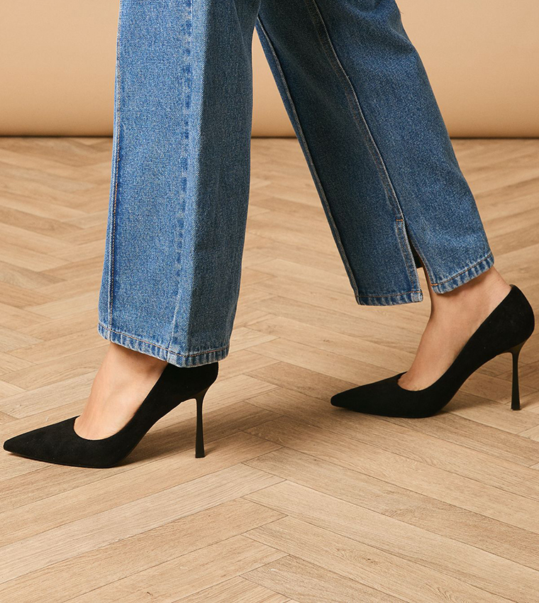 Romilly Faux Suede Stiletto Heel Pumps