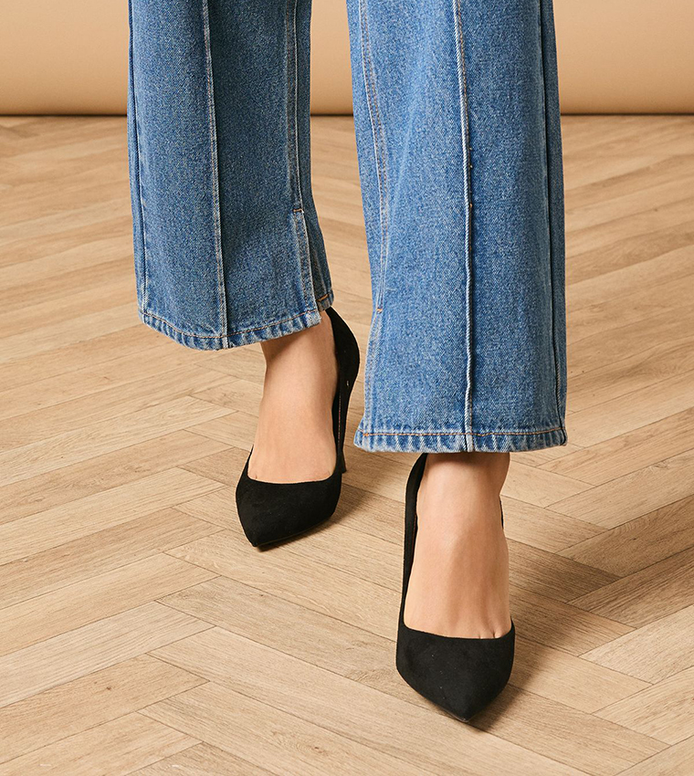 Romilly Faux Suede Stiletto Heel Pumps