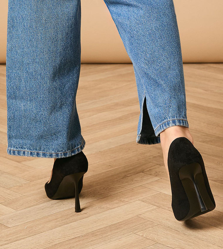 Romilly Faux Suede Stiletto Heel Pumps