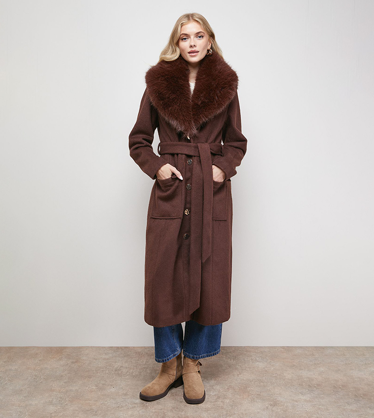 ♡‪eimy istoire♡‪belted chester coat♡‪ ♡eimy istoire♡ belted chester coat