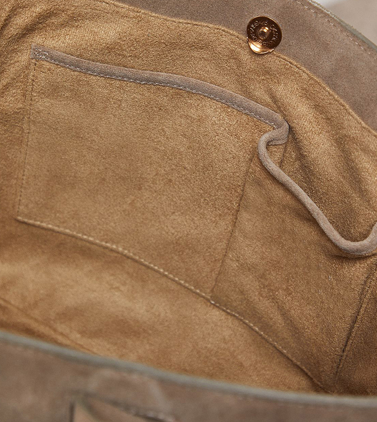 Claudia Suede Tote Bag