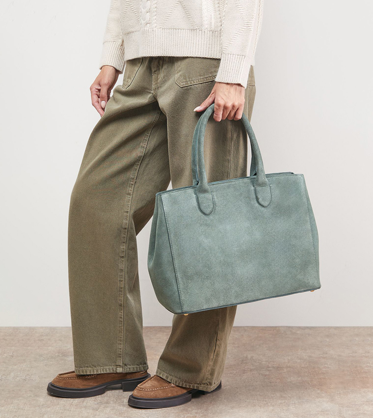 Francesca Suede Tote Bag