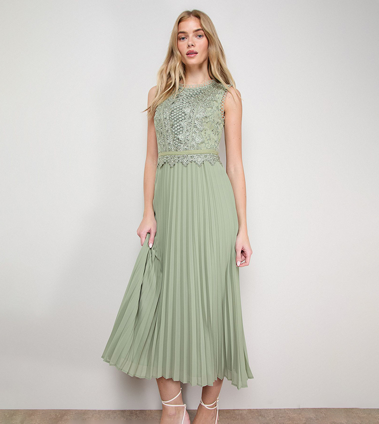 slim fit dress slacks Isla Midi Dress