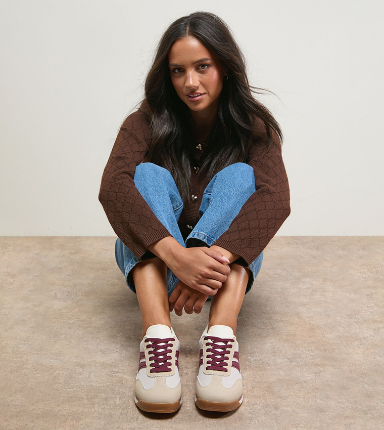 Clarissa Color Block Low-Top Sneakers